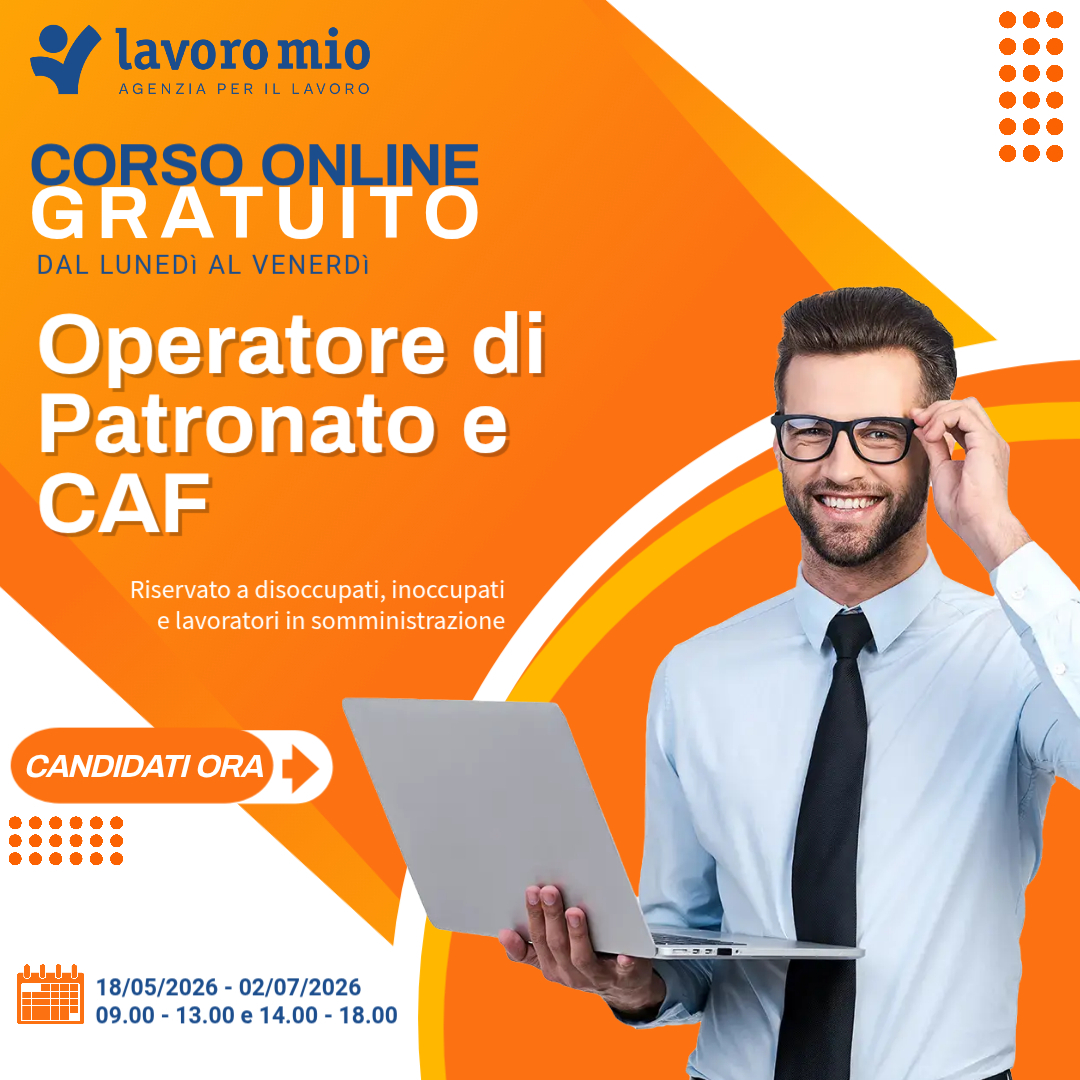 Operatore di Patronato e CAF, edizione del 18 maggio 2026