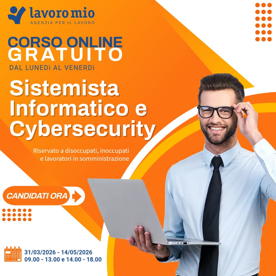 Sistemista Informatico e Cybersecurity, edizione del 31 marzo 2026