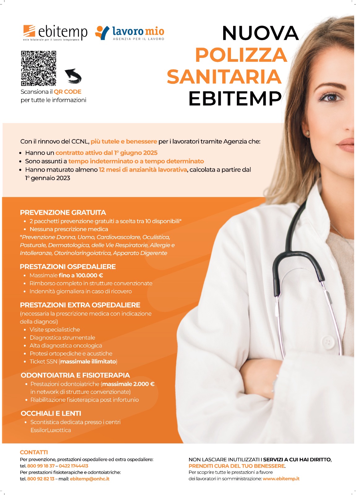 Il nuovo Piano Sanitario di Ebitemp per i lavoratori somministrati: prestazioni e prevenzione